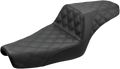 SADDLEMEN Step-Up Seat - Full Lattice Stitch - Black - XL 807-11-175