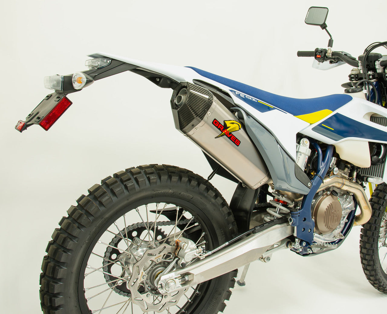 Graves Ktm 350/500 Exc-F 20-23 Husqvarna Multi Fitment Dualsport Titanium Exhaust Exk-20exc-Sot