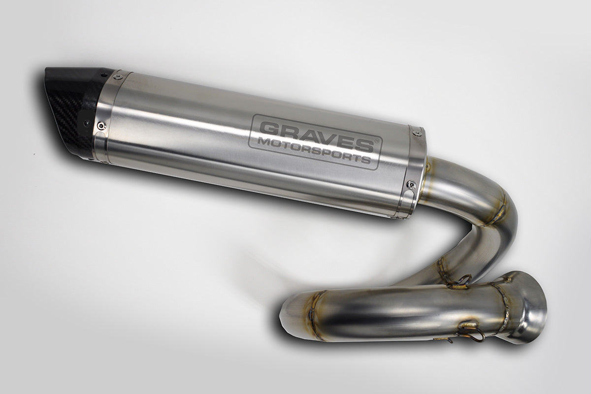 Graves can-am maverick x3 turbo slip-on exhaust