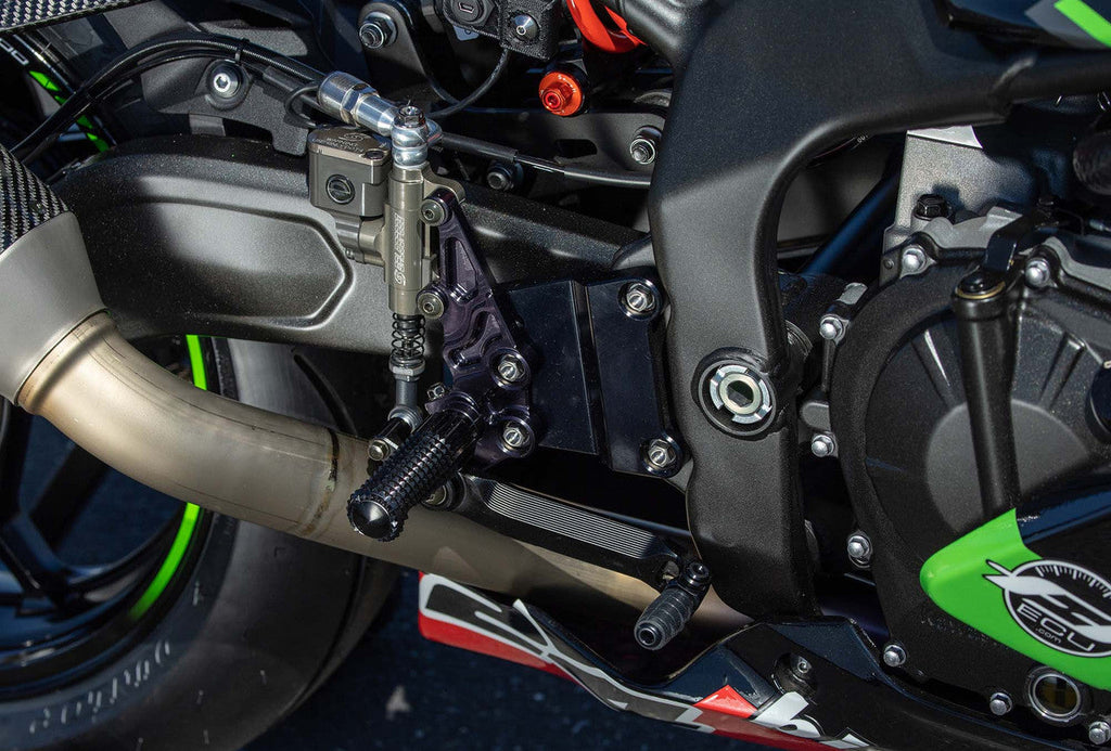 Graves Adjustable Rearsets For  Zx-4rr / Zx-4r 2023-2026  Adjustable Rearsets Rsk-23zx4-Kaf