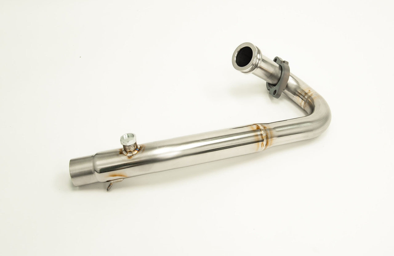 Graves Full Stainless Exhaust - Black Crf300   2021-2025 Exh-21c3l-Fsak