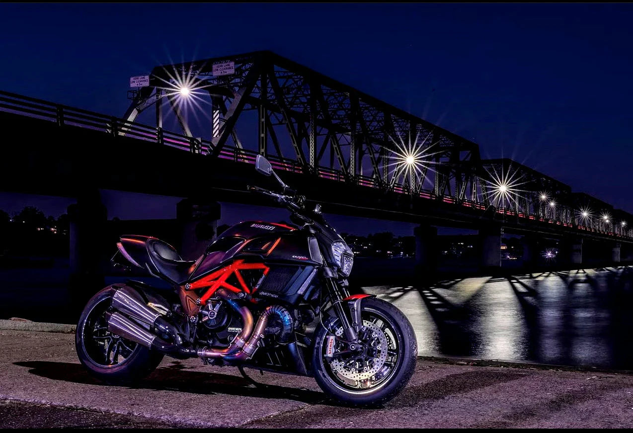 Vandemon  Ducati Diavel 1200 Titanium Exhaust System 2011-2017 DUCDVLTITEXH15A