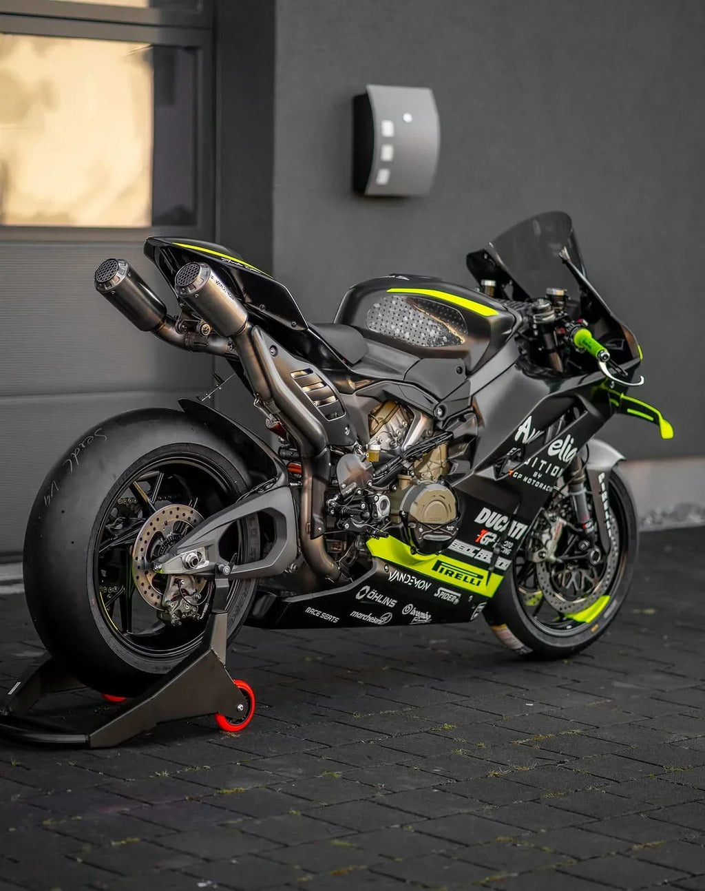 Vandemon Ducati Panigale V4 and V4S 2025-2026 High Mount Race Exhaust System   DUCV4PANHMEXHMESB VA-90