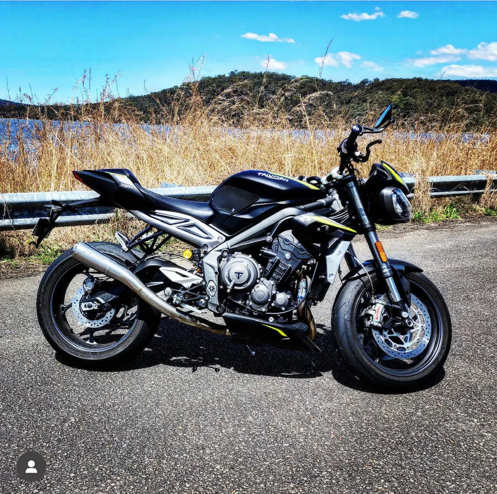 Vandemon Triumph 765 S/R/RS Street Triple Vandemon Full Titanium Exhaust 2018-2022  TRIUM765STTIEXA VA-150