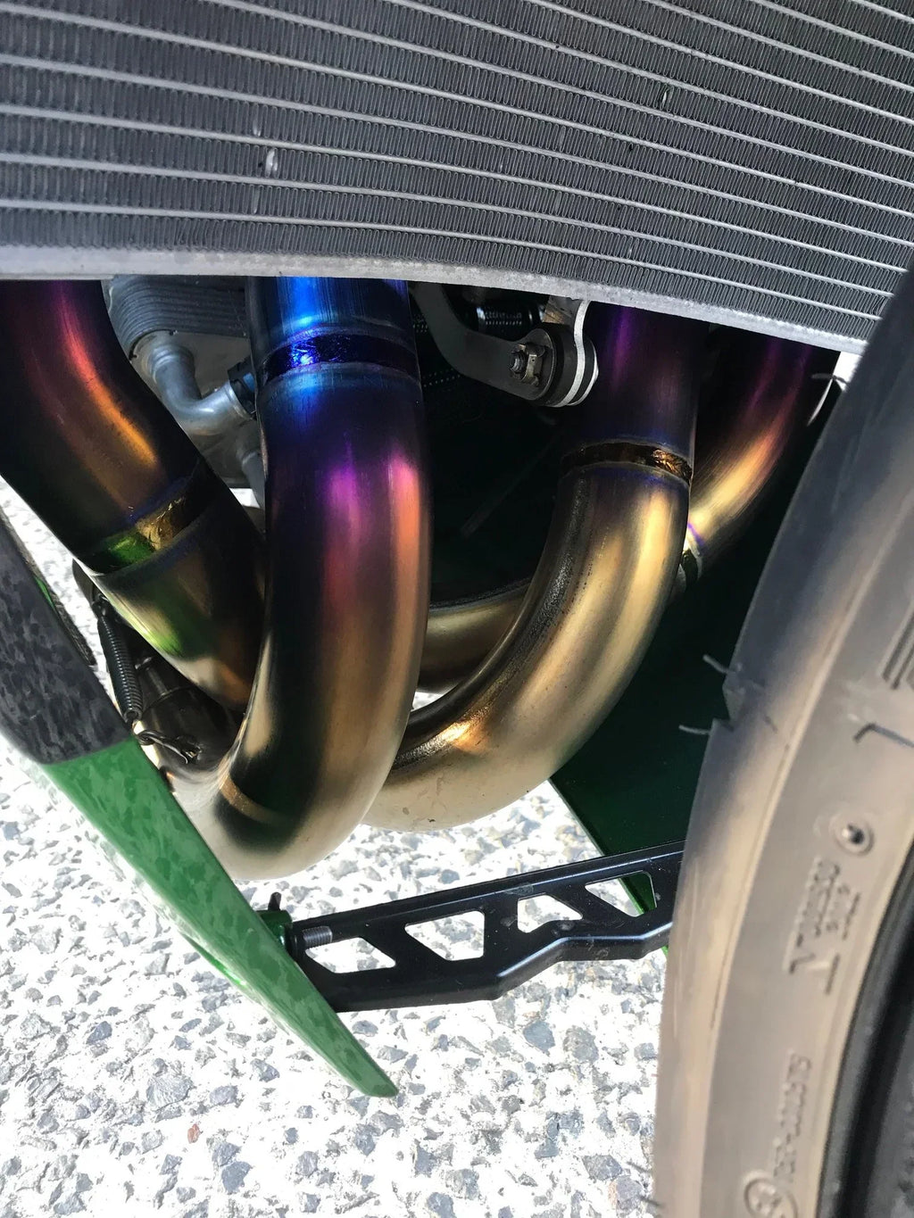 Vandemon Titanium Exhaust System  Kawasaki H2 SE SX  2018-23 KAWAH2SESXTIEXHSYSB VA-146