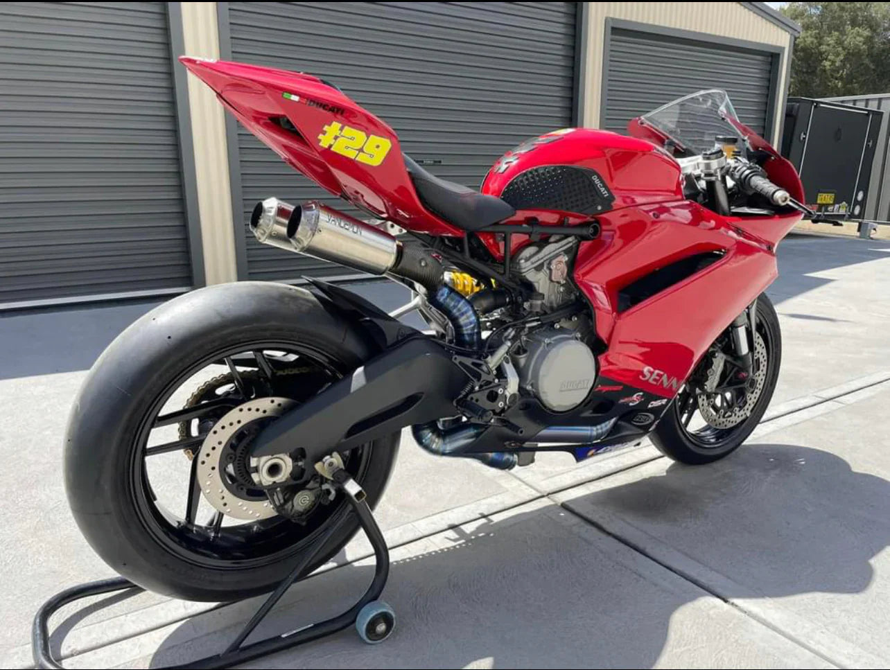 Vandemon  Ducati Panigale 899-959 & Corse Vandemon High Mount Titanium Exhaust System  DUC959TIEXHMESA VA-4