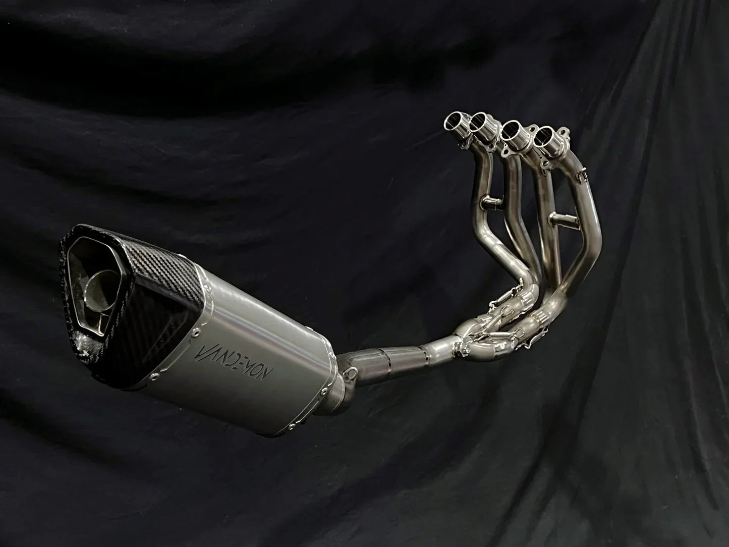 Vandemon Side Mount Titanium Race Exhaust System 2023-2025 ZX4R-ZX4RR KAWAZX25RTIEXHA VA-68