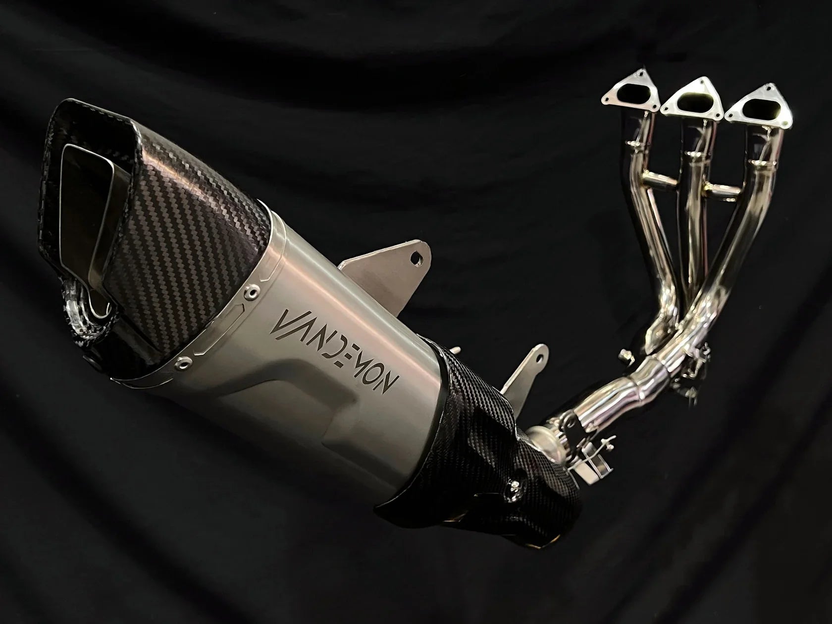 Vandemon  Triumph Speed Triple 1200RS & RR Titanium Full Exhaust System 2025-2026 TRIUM120SPD3TIEXHC VA-172