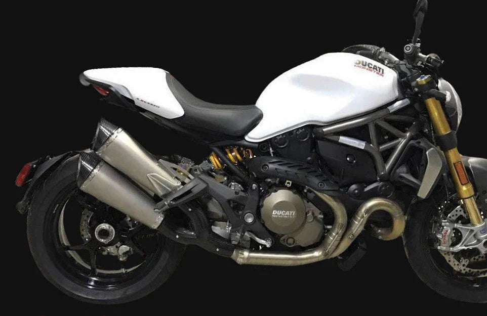 Vandemon Ducati Monster 821 & 1200-1200S Full Titanium Exhaust System 2014-20 DUC12MNSTRTIEXA