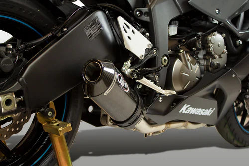M4 full system stainless steel  with street slayer carbon fiber X96 canister 2023- 2025 Kawasaki ZX-4RR KA4434