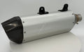 Graves 2024-2025 KTM  350/450/500 EXC-F, XCF-W  - Husqvarna - GasGas Multi Fitment DualSport Stainless Exhaust - Silver EXK-24EXC-SOSA