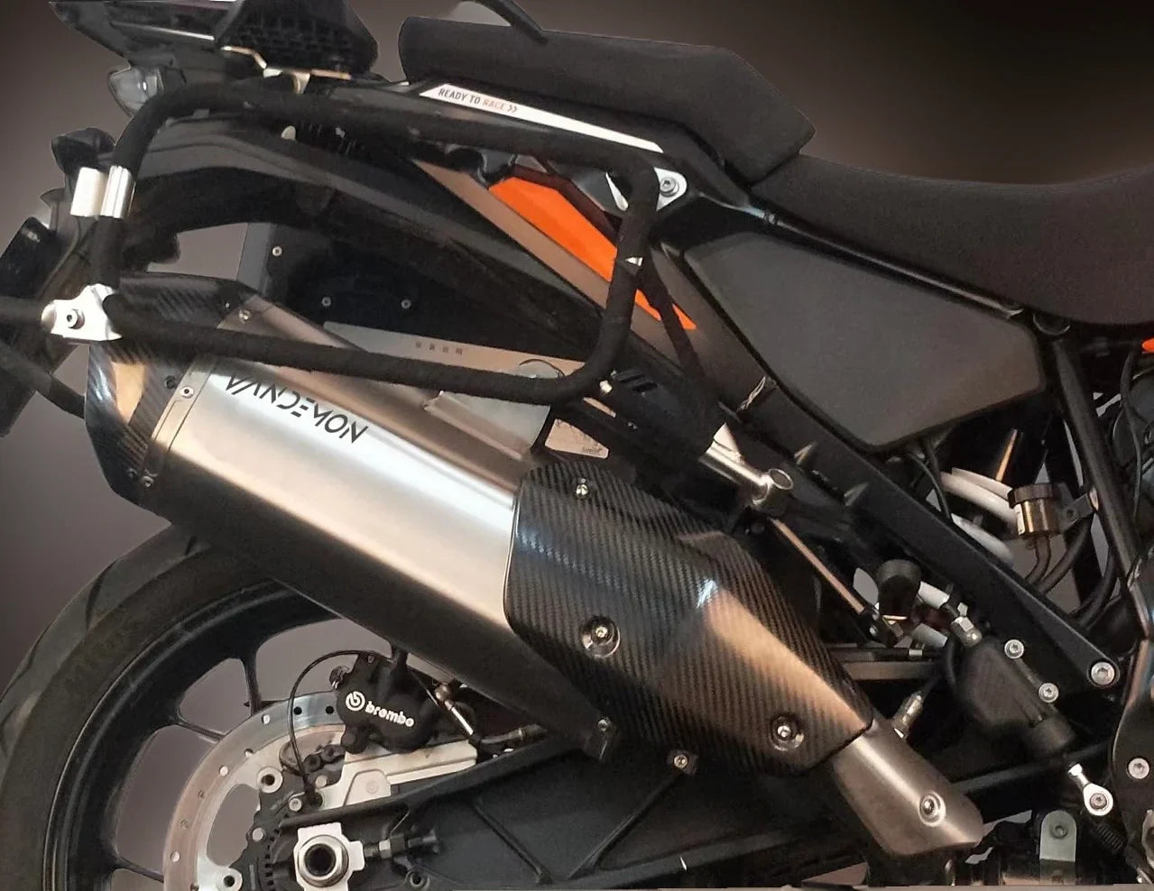Vandemon KTM 1290 Super Adventure S & R  Full Titanium Exhaust System 2020-2023 KTM129ADTIEXHCB