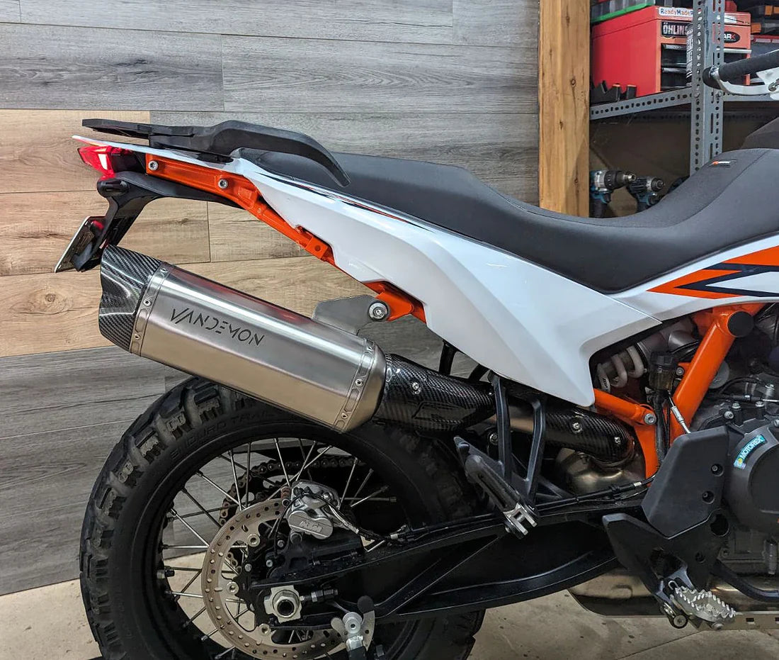 Vandemon  KTM 790 & 890 Adventure HUSQVARNA Norden 901 Titanium Slip-On & Link Pipe  KTM790ADTIMUFFB VA-57