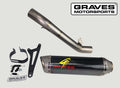 Graves Motorsports Works2 Cat Back Exhaust Zzx6r 2019- 2025   Exk-19zx6-Cbtcw