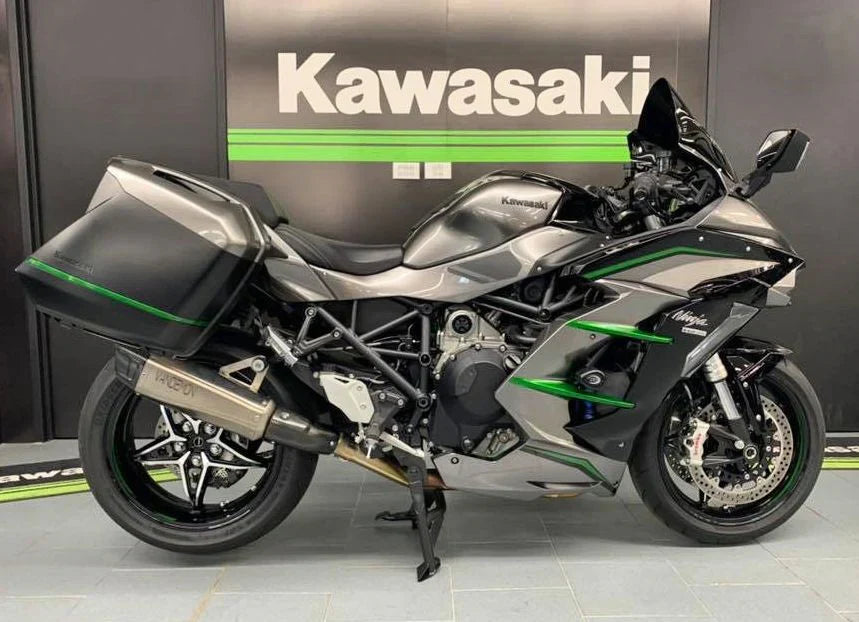 Vandemon Titanium Slip-On Muffler Kawasaki H2 SE SX  2018-25 KAWAH2SESXTITBRMUF6 VA-148