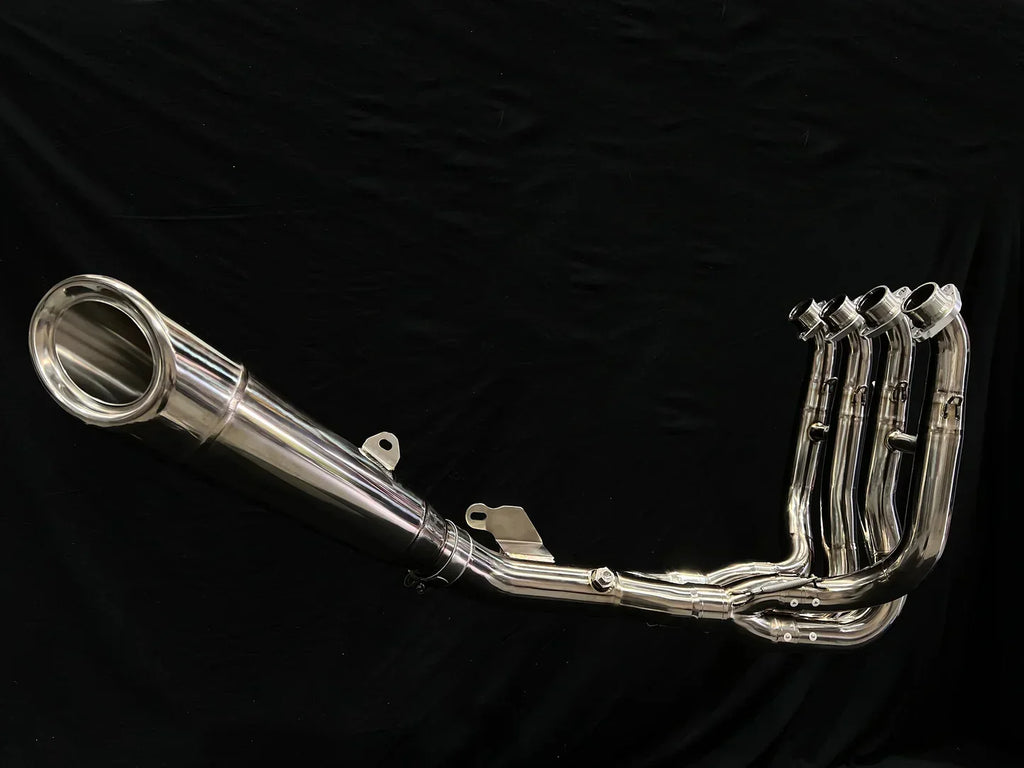Vandemon Polished Titanium Exhaust System Ninja ZH2 2020-25 KAWAZH2TIEXHSYSPOLB VA-10