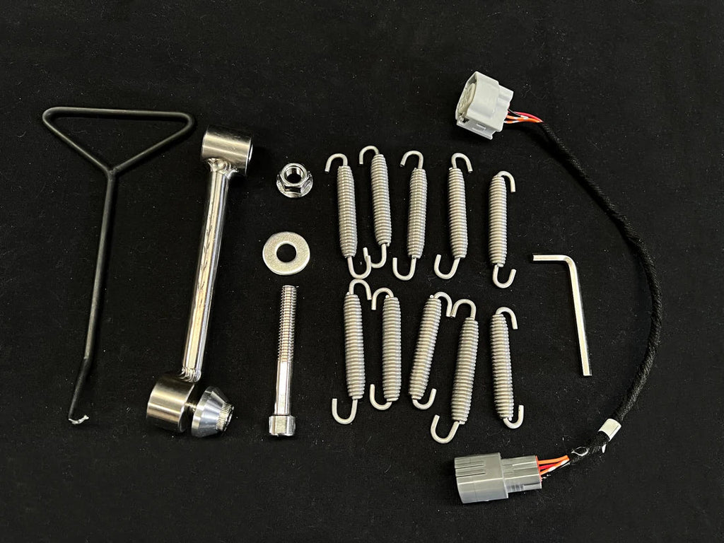 Vandemon Polished Titanium Exhaust System Ninja ZH2 2020-25 KAWAZH2TIEXHSYSPOLB VA-10