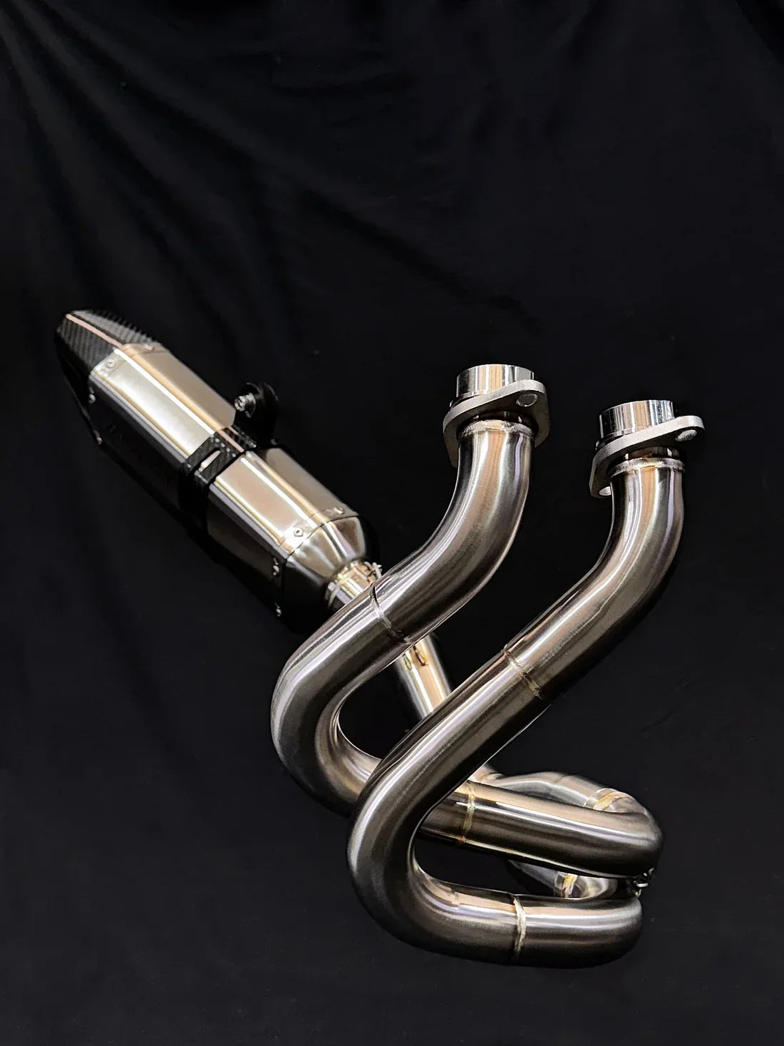 VANDEMON Kawasaki Ninja 650 / Z650 Vandemon Stainless Steel Exhaust System 2017-2026 KAWANJA650SSBREXA VA-134