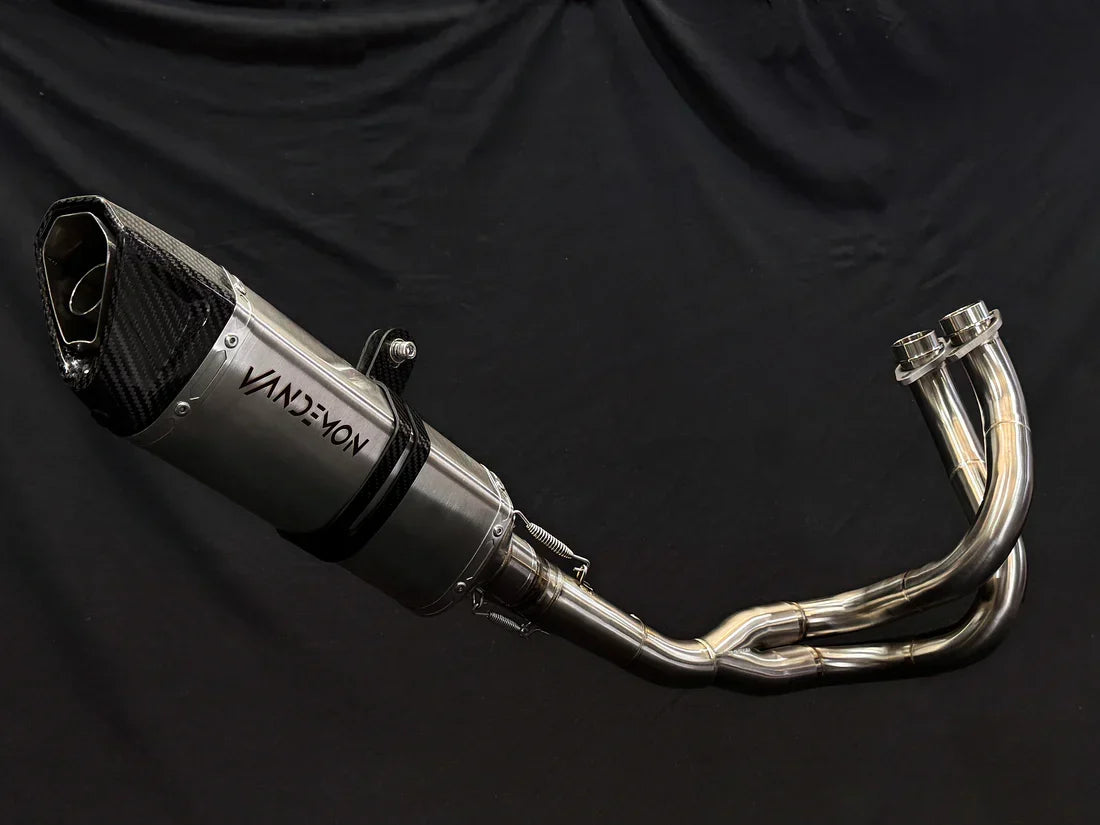 VANDEMON Kawasaki Ninja 650 / Z650 Vandemon Stainless Steel Exhaust System 2017-2026 KAWANJA650SSBREXA VA-134