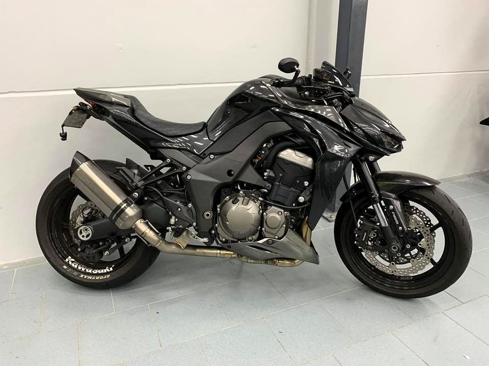 Vandemon  Kawasaki Z1000 & SX Vandemon Titanium Exhaust Single Titanium Muffler KAWAZ10TIEXHSYSB VA-53