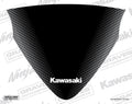 Graves ZX-6R Zero Gravity Tall Windscreen Sticker - Black  STK-24ZX6-WSK