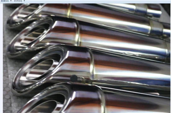 VANDEMON Polished Titanium Exhaust System Ninja H2 & H2R 2015-25 KAWAH2TICSPOLEXHD VA-143