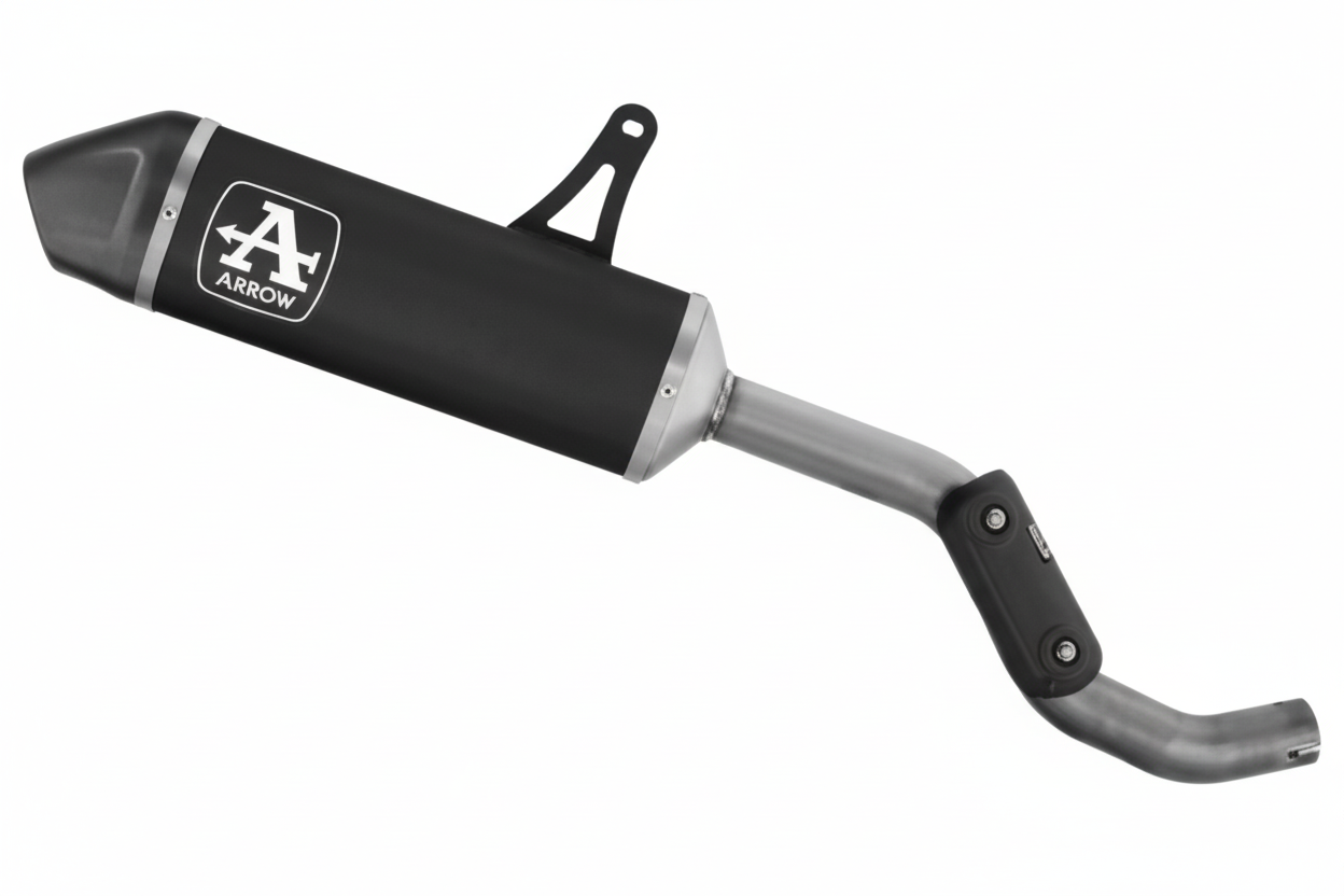 VOGE 625DSX E5+ 2025 INDY RACE ALUMINIUM DARK EXHAUST - 72694akn