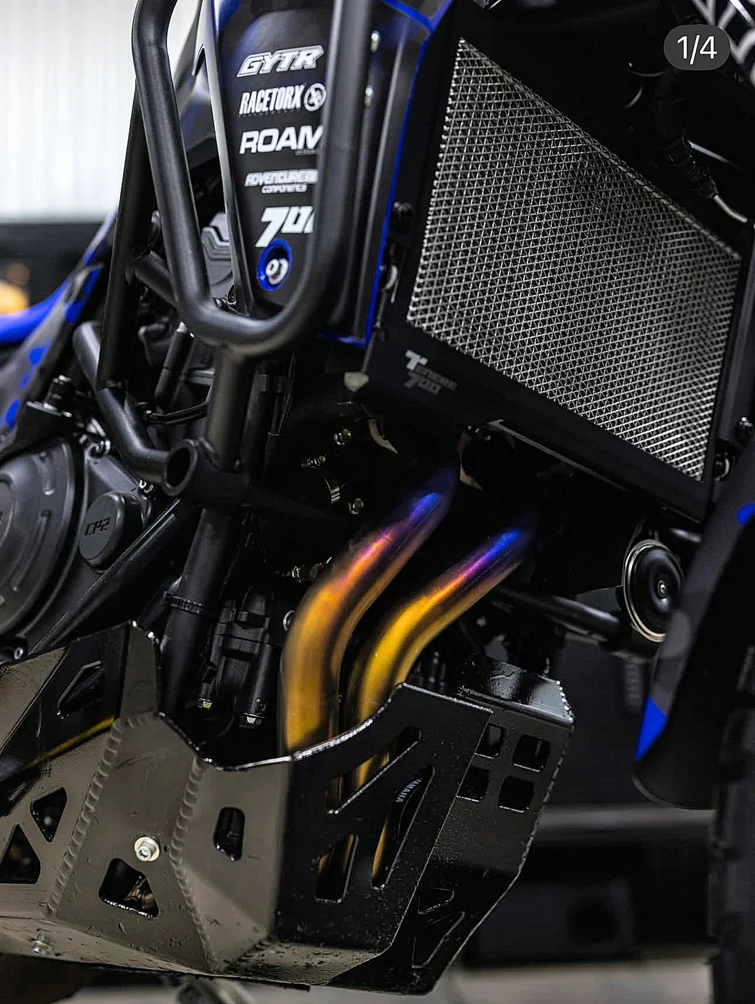 IN STOCK Vandemon  Yamaha T7 Tenere 700 Adventure Full Titanium Exhaust System 2019-2026 YAMATENR7TIEXHBRC VA-74
