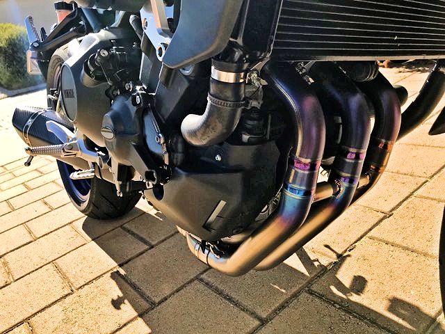 Vandemon Yamaha GEN1 & 2 MT09 FZ09 XSR900 Titanium Exhaust System 2014-2020 YAMAMT09EXHTICFA VA-161