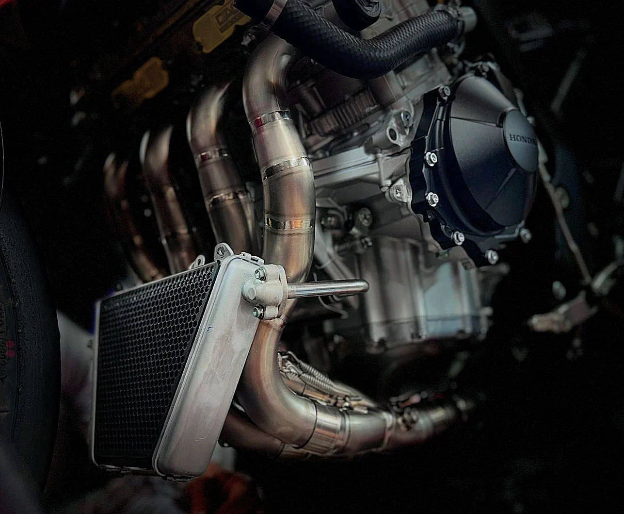 Vandemon Honda CBR1000RR-R Fireblade Titanium 2024 Titanium Headers 3 x O2 Sensors VA-160 -2