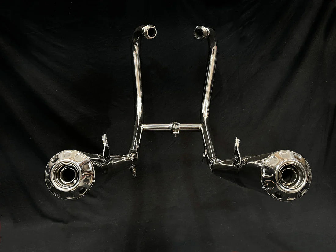 Vandemon Triumph Speed Twin 1200 Polished Titanium Exhaust  TRIUM120SPDTWNTIEXA