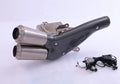 Vandemon Triumph Rocket 3R & GT 2500 2024-2025  Titanium Bimodal Stealth Side Mount Titanium Slip-On TRIUMROCKET3SMMUFB VA-153