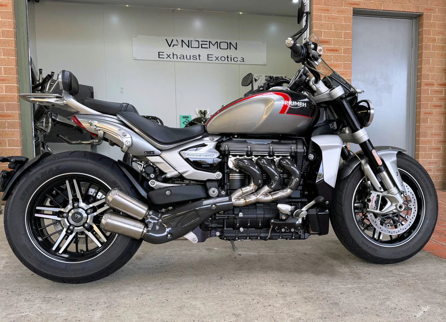 Vandemon Triumph Rocket 3R & GT 2500cc 2019-2025 Titanium  Exhaust Manifold TRIUMROCKET3SSHEADR