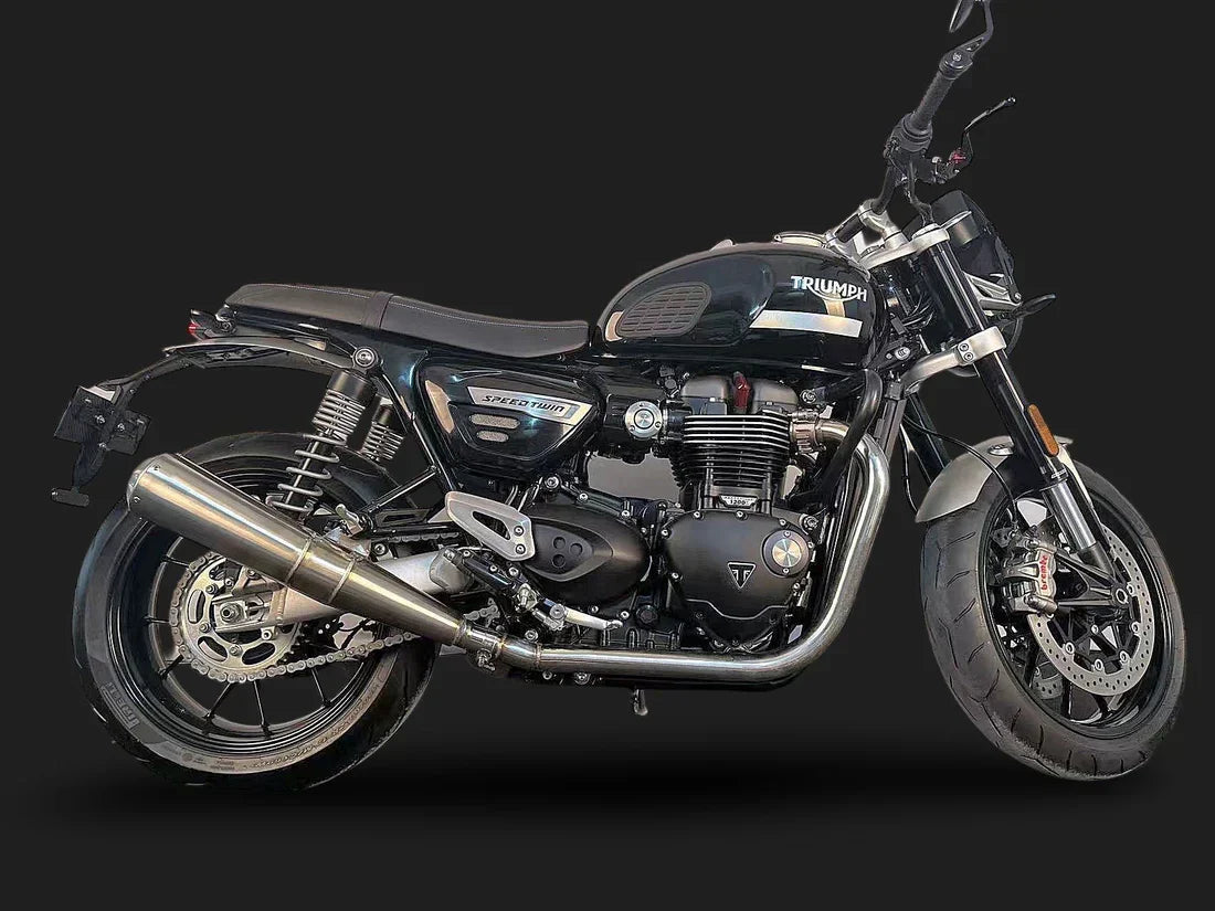 Vandemon Triumph Speed Twin Vandemon 1200 Polished Titanium Exhaust 2019-2024   TRIUM120SPDTWNTIEXA VA-159