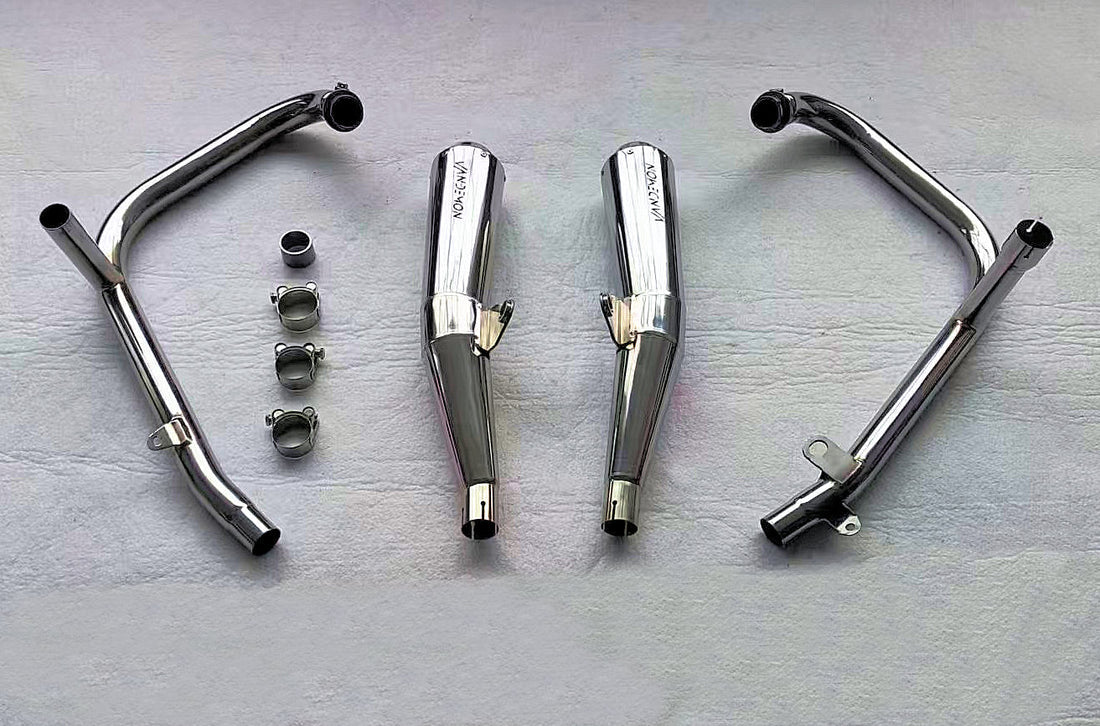 Vandemon Triumph Speed Twin Vandemon 1200 Polished Titanium Exhaust 2019-2024   TRIUM120SPDTWNTIEXA VA-159