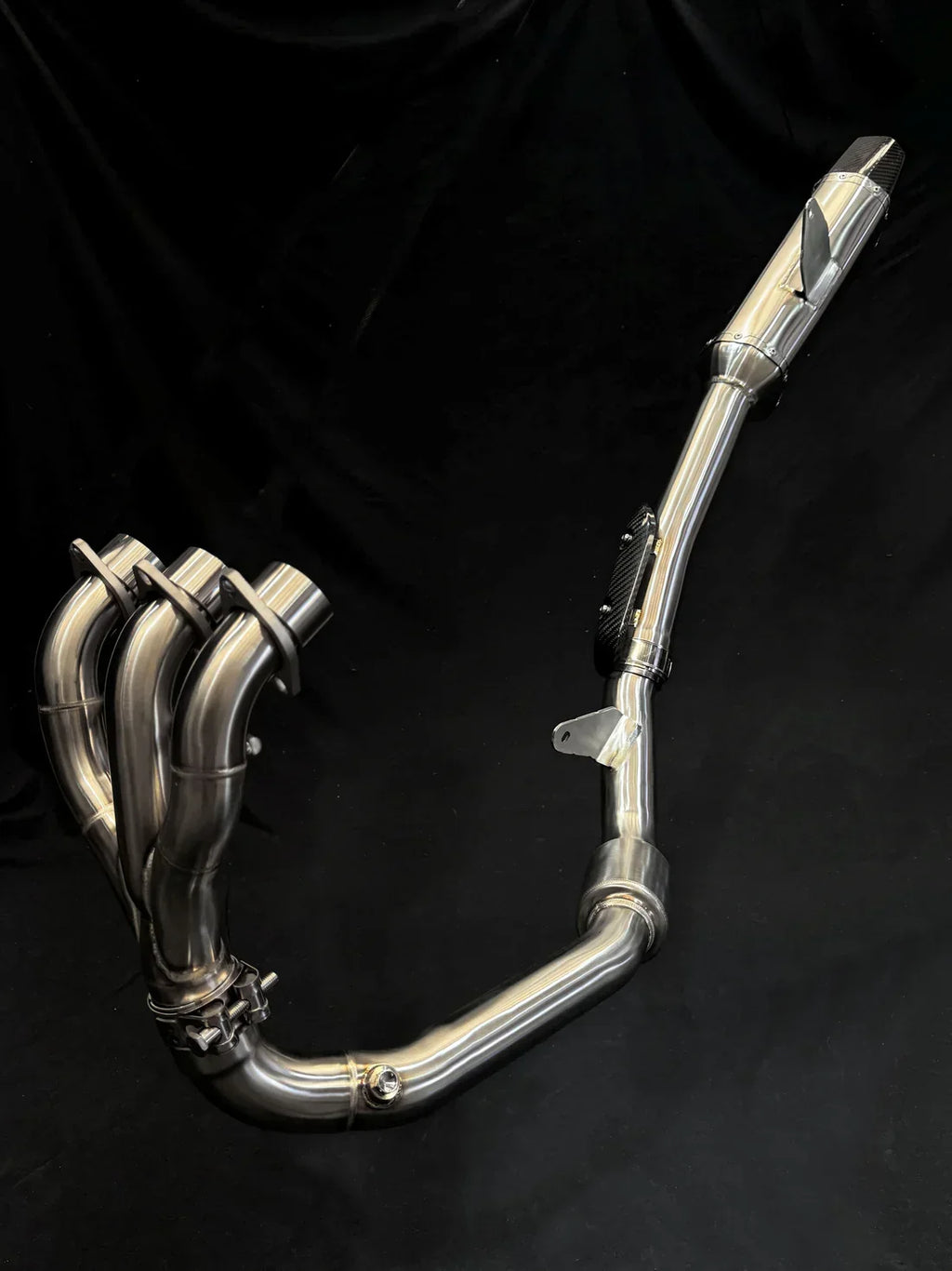 IN STOCK OPEN BOX Vandemon TRIUMPH Tiger 850-900 2020-2023 Full Exhaust System SKU: TRIUMTGR900SSEXHA VA-12