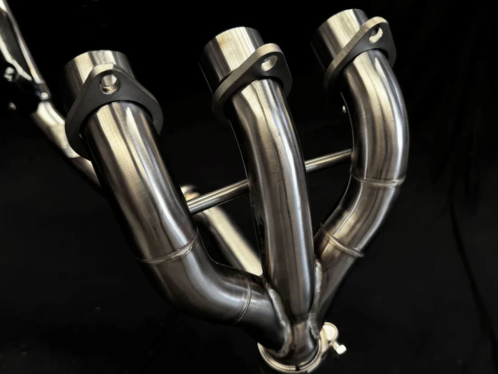 IN STOCK OPEN BOX Vandemon TRIUMPH Tiger 850-900 2020-2023 Full Exhaust System SKU: TRIUMTGR900SSEXHA VA-12