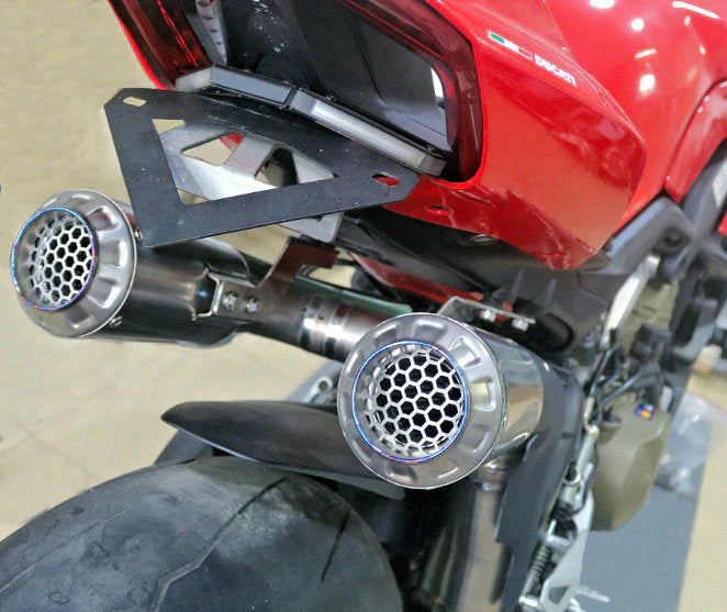 Vandemon  Ducati Panigale & Streetfighter V4 Titanium High Mount 3/4 Slip-On 2023-2024  DUCV4SFTIMUFHMB VA-35