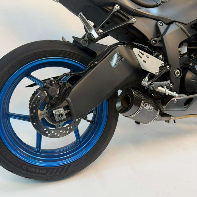 IN STOCK M4 ZX6R 2009-2025  2026 Carbon Fiber Street Slayer Slip On KA6914