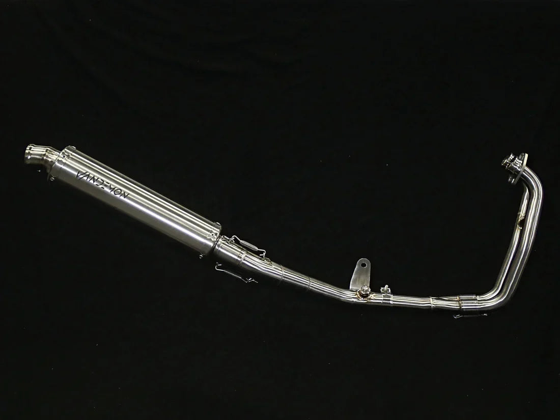 Vandemon  Yamaha YZF-R3 MT-03 YZF-R25 Vandemon Stainless Steel Headers, Titanium Muffler YAMAR300EXHSSBRA VA-83