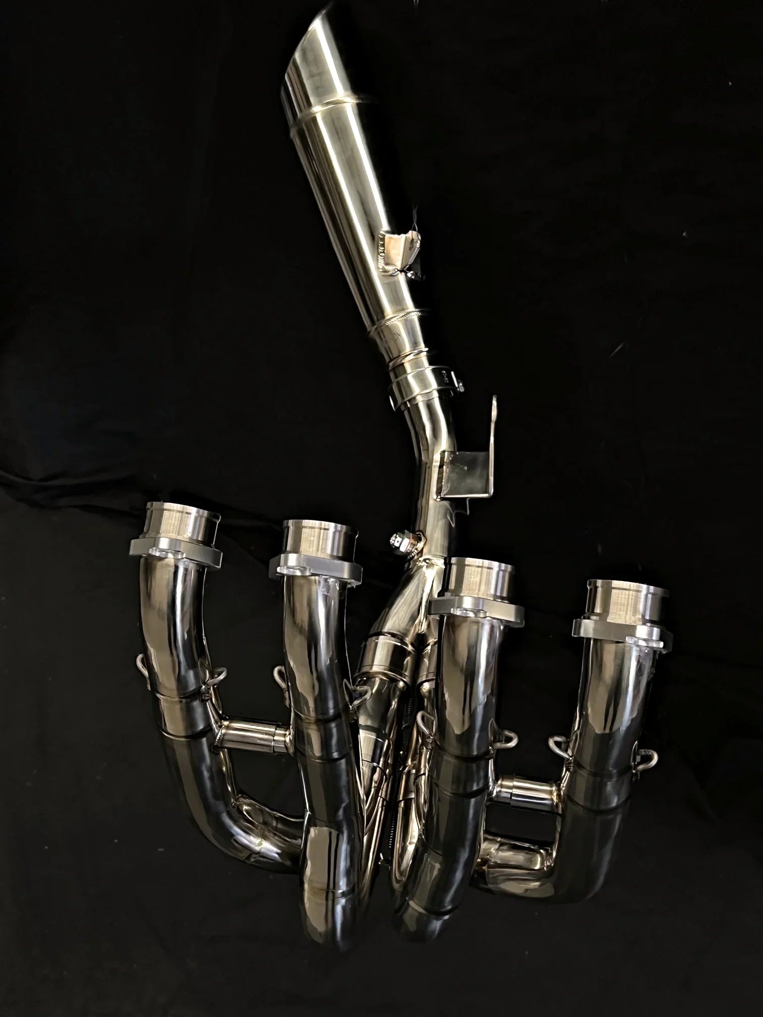 IN STOCK OPEN BOX  Vandemon Polished Titanium Exhaust System Ninja ZH2 2020-25 KAWAZH2TIEXHSYSPOLB VA-10