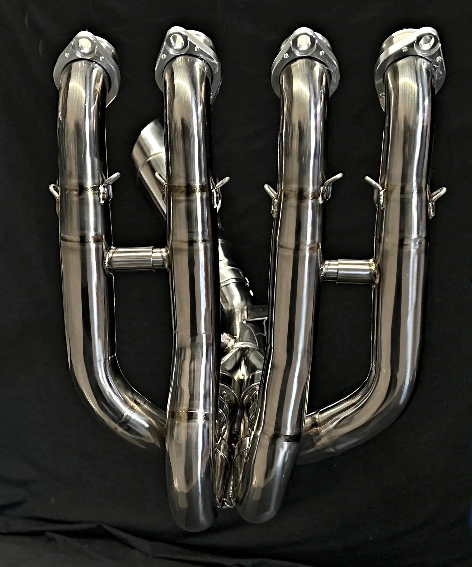 IN STOCK OPEN BOX  Vandemon Polished Titanium Exhaust System Ninja ZH2 2020-25 KAWAZH2TIEXHSYSPOLB VA-10