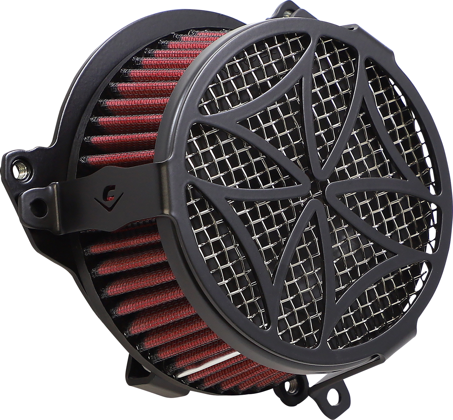 COBRA Air Filter - Cross - XL - Black 606-0103-02B-SB