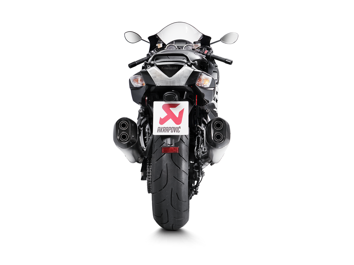 AKRAPOVIC Slip-On Line Muffler Ninja ZX-14R 2012-2024 2025 Tapered S-K14SO6-HZAAT 1811-3069
