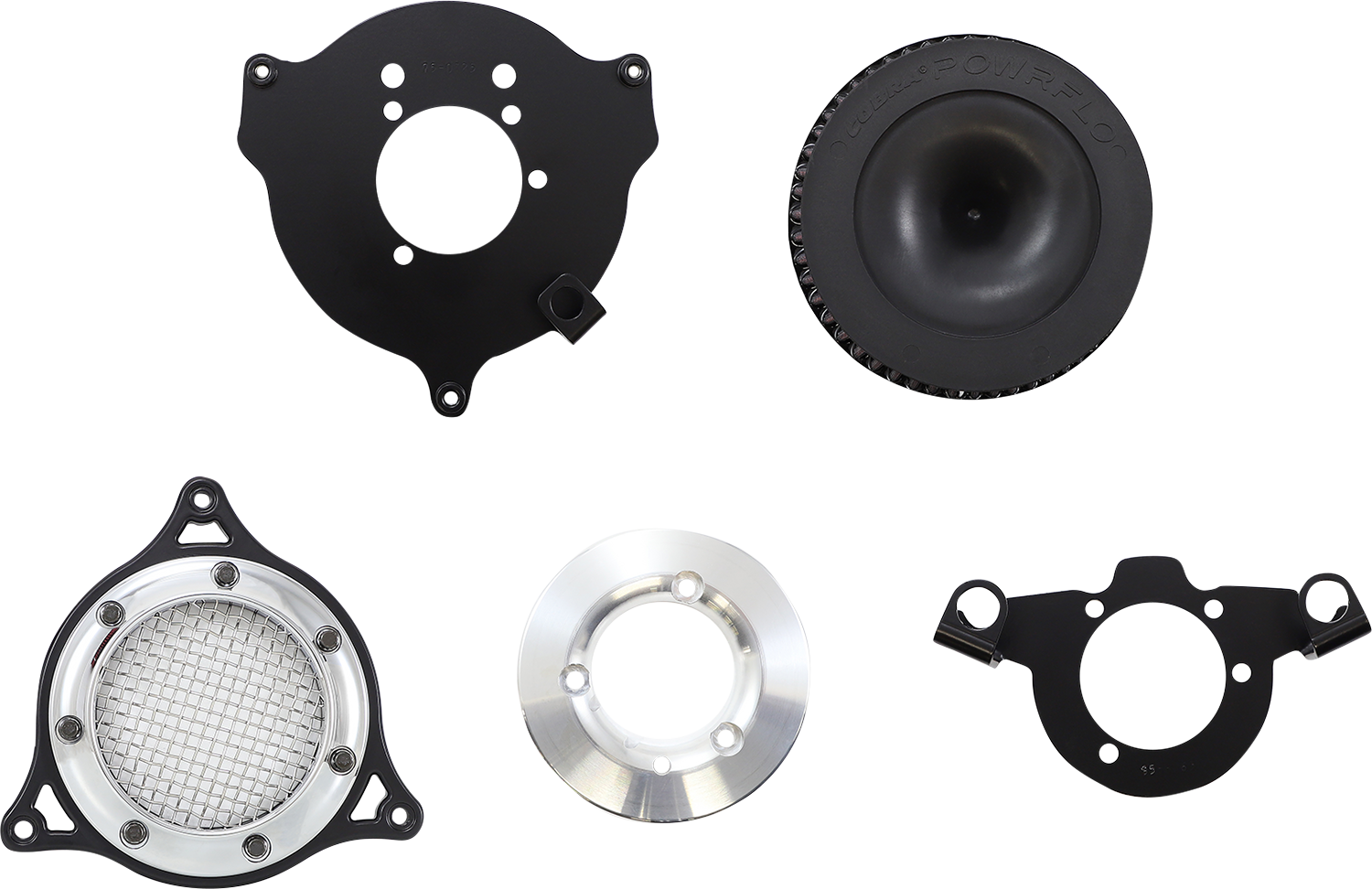 COBRA RPT Air Cleaner - Chrome/Black 606-0103-05CBSB