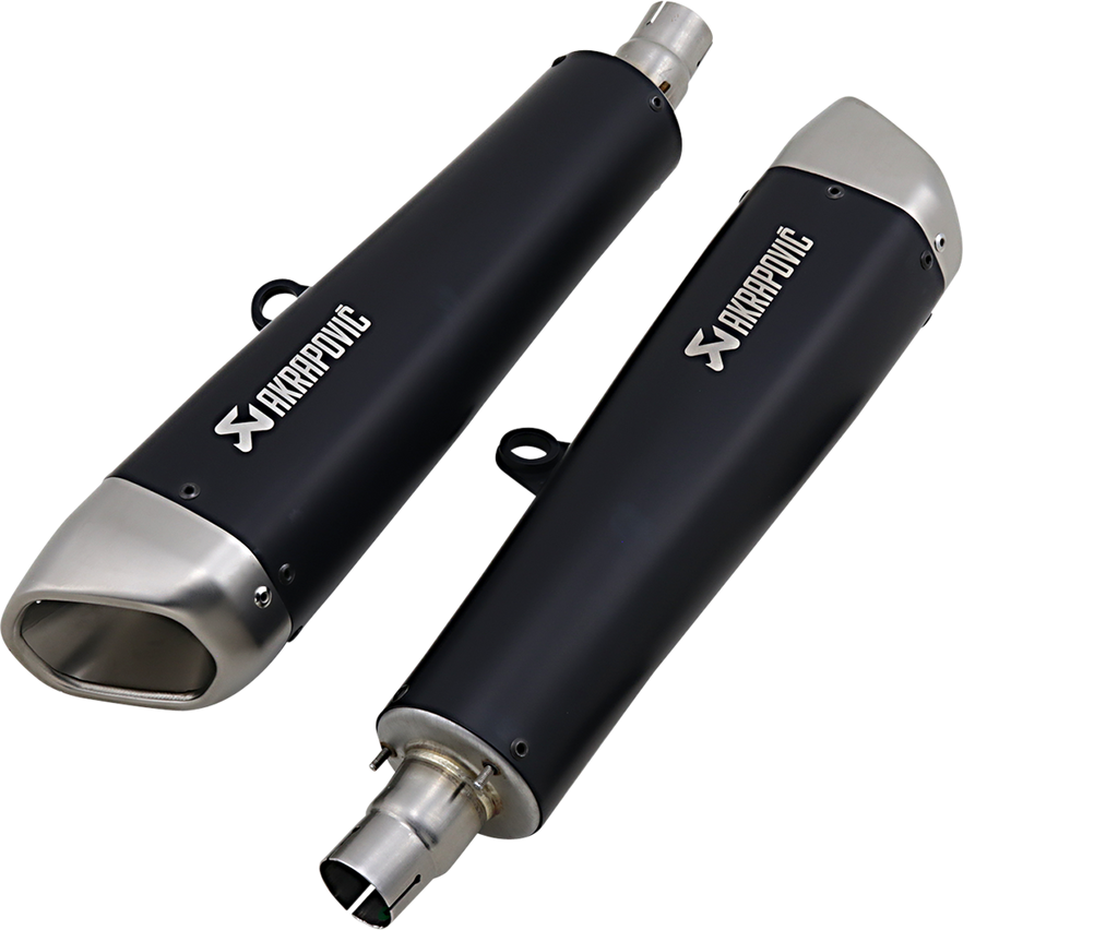 AKRAPOVIC Black Titanium Mufflers S-T12SO2-HCQTBL 1811-3942