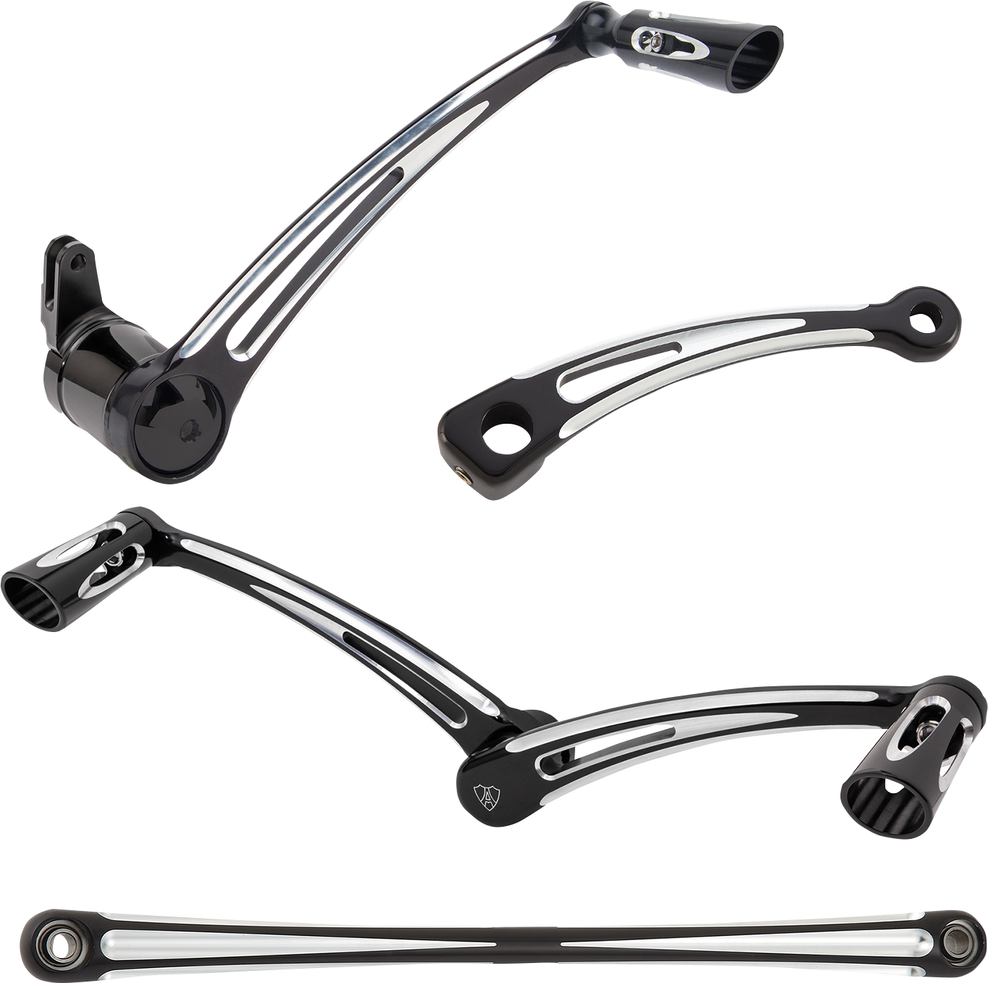 ARLEN NESS Deep Cut Foot Control Kit w/ Heel/Toe Shifter - Black 420-106