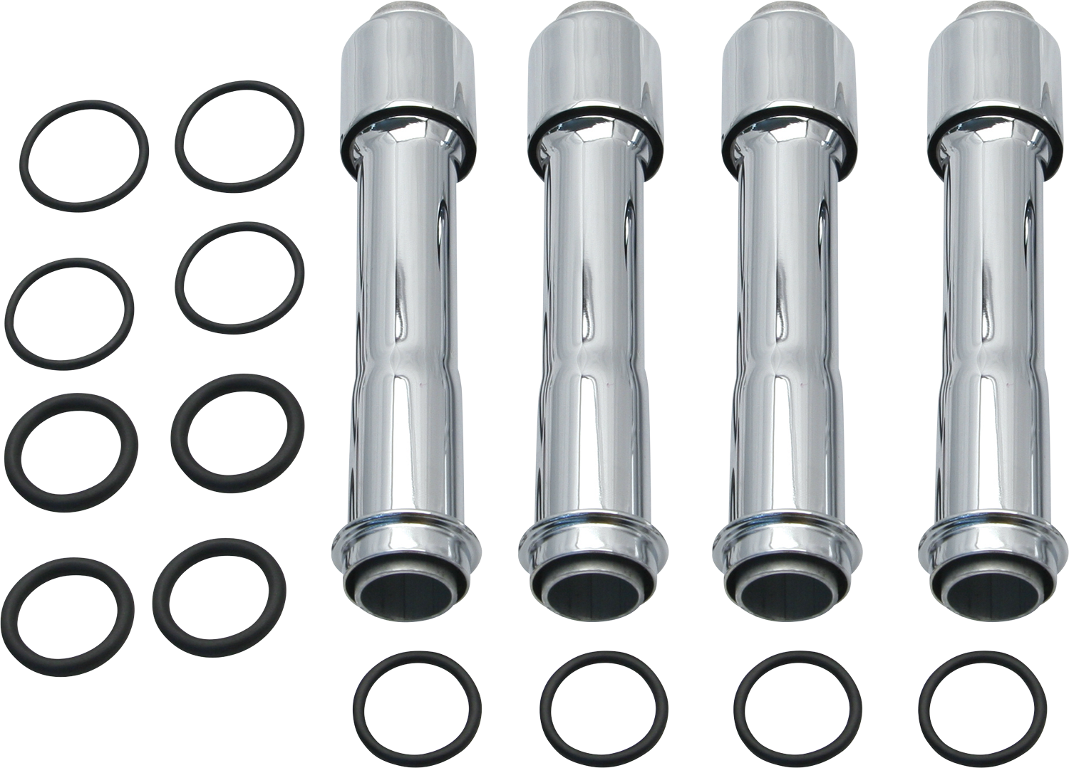 S&S CYCLE Pushrod Cover Kit - Chrome 106-1340