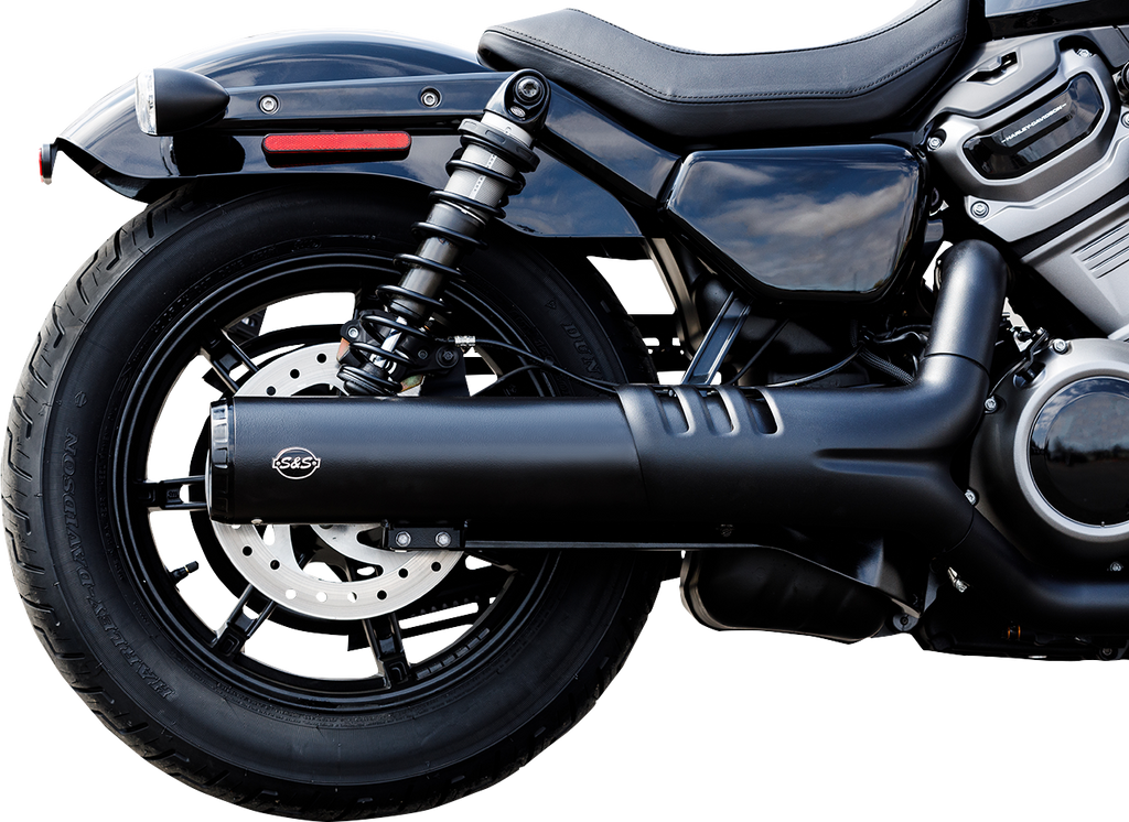 S&S CYCLE 4-1/2" Grand National Slip-On Muffler - Black RH975 Nightster 2022-2025   550-1074
