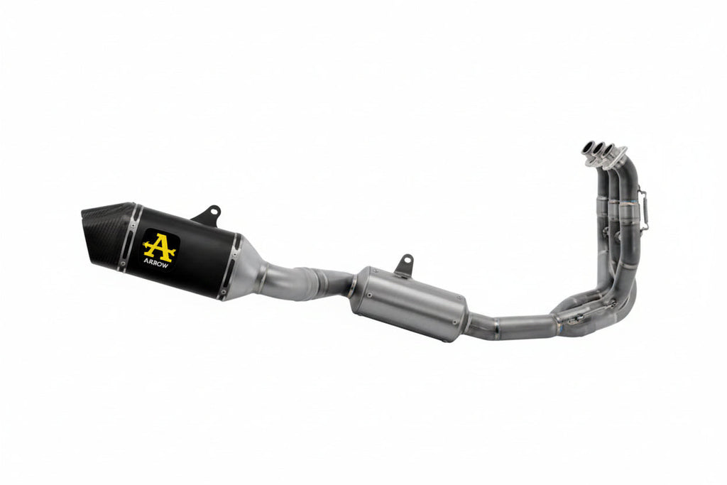 Arrow Exhaust  Veloce Full Exhaust, Aluminum Dark for Triumph Tiger 660 22-24 71504VAN